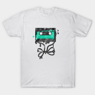 melting cassette shirt,audio cassette,cassette tape,old school,cassette party,retro cassette tape,vintage cassette tape T-Shirt